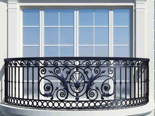 Wrought iron guardrails